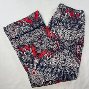 Anthropologie Florence Balducci Menagerie Pajama Pants Womens Small Animal Tiger